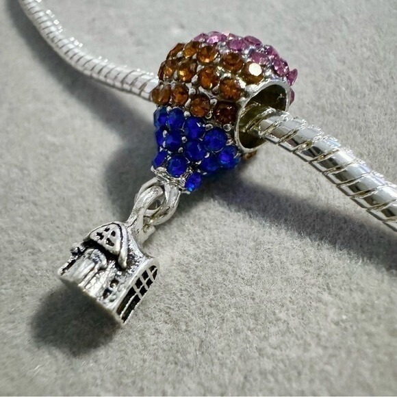 Birthday Balloon Charm‎ S925 - Picture 1 of 11